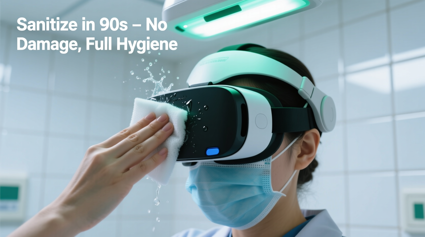 how to sanitize vr headset straps facial interfaces