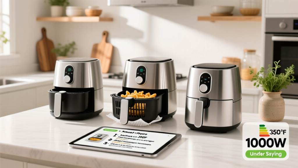 Best Low-Watt Air Fryers for Small Kitchens & Savings