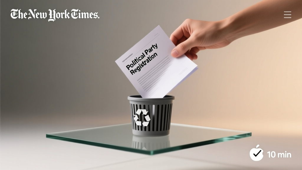 How to Unregister from a Political Party (2026)