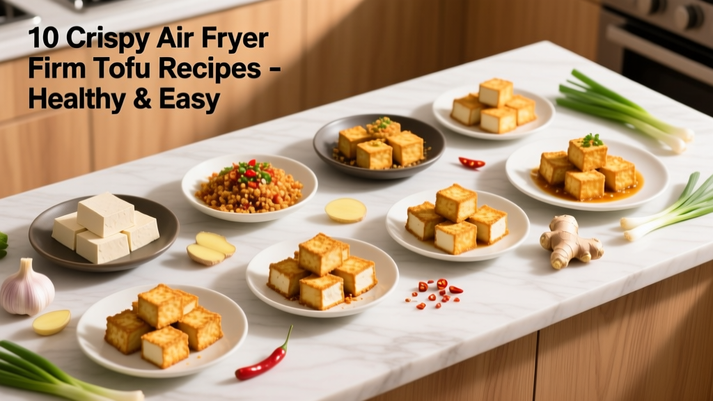 10 Crispy Air Fryer Firm Tofu Recipes (Healthy & Easy!)