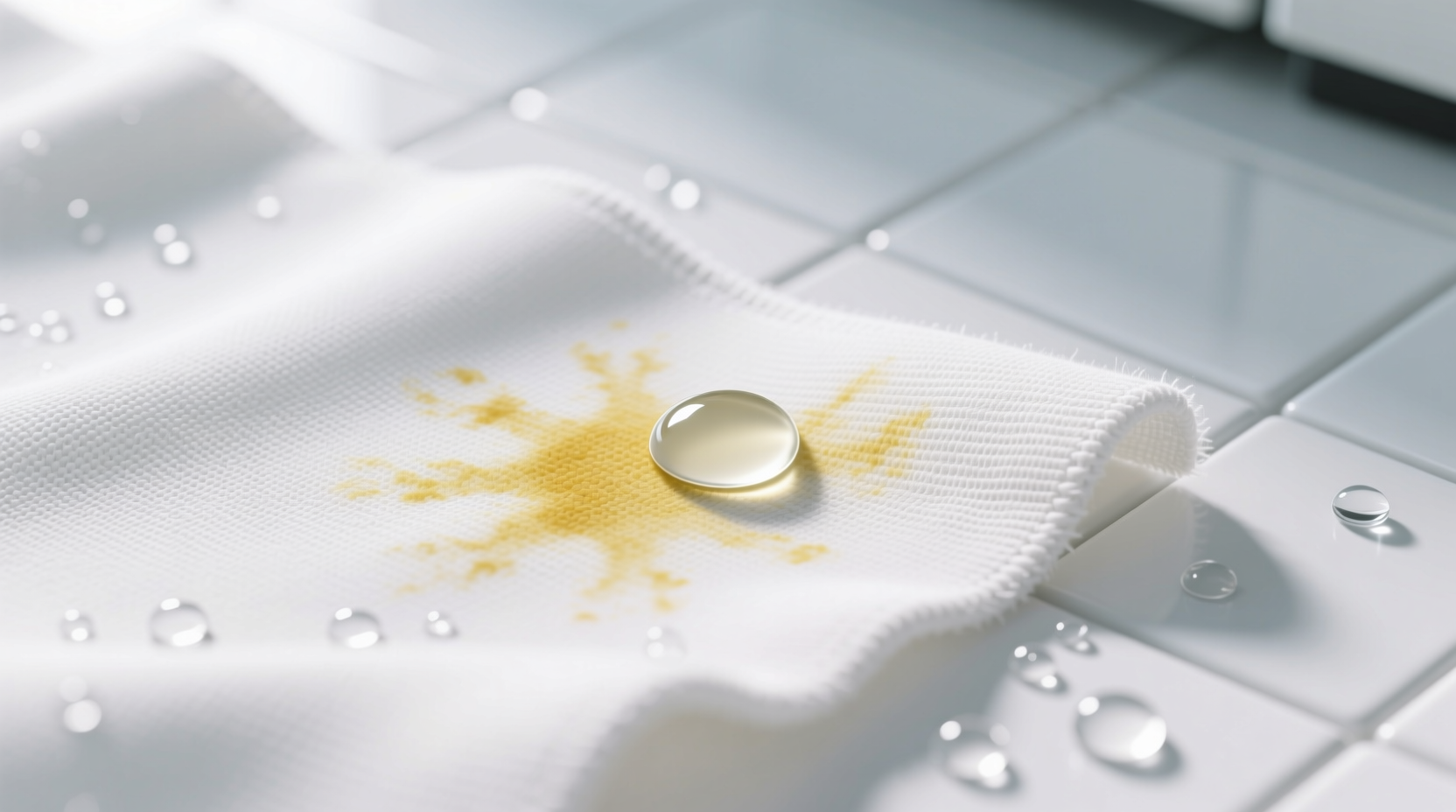 how to remove sunscreen stains from white linen shorts
