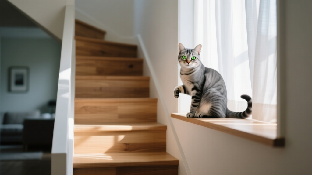 Why Cats Sit on the Stair Landing Window Seat