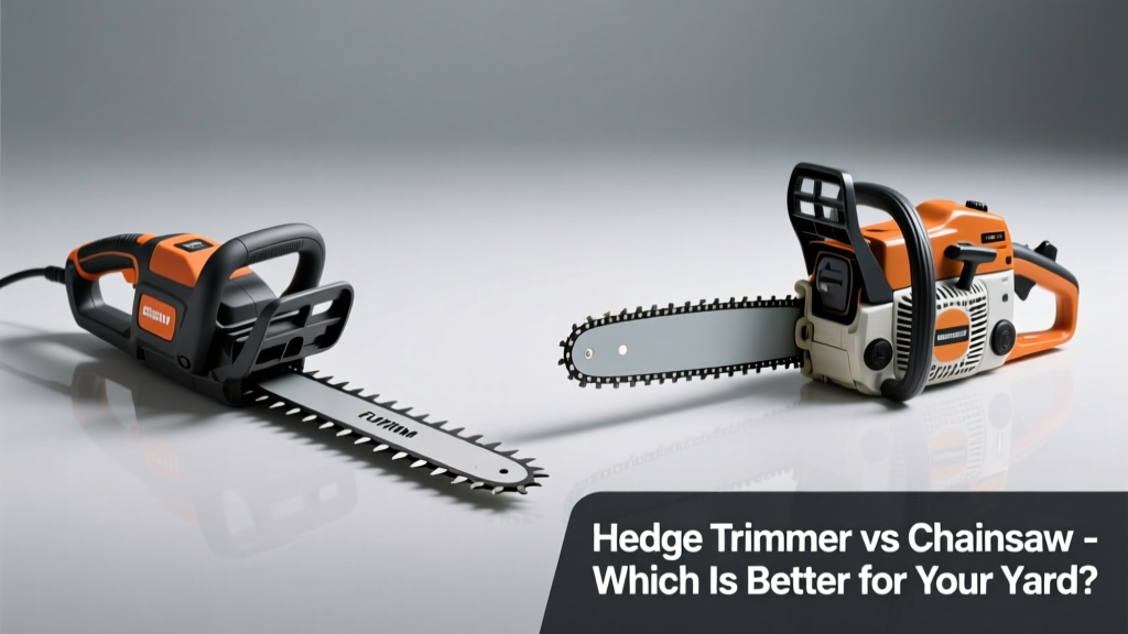 Hedge Trimmer vs Chainsaw: Which Is Better for Your Yard?