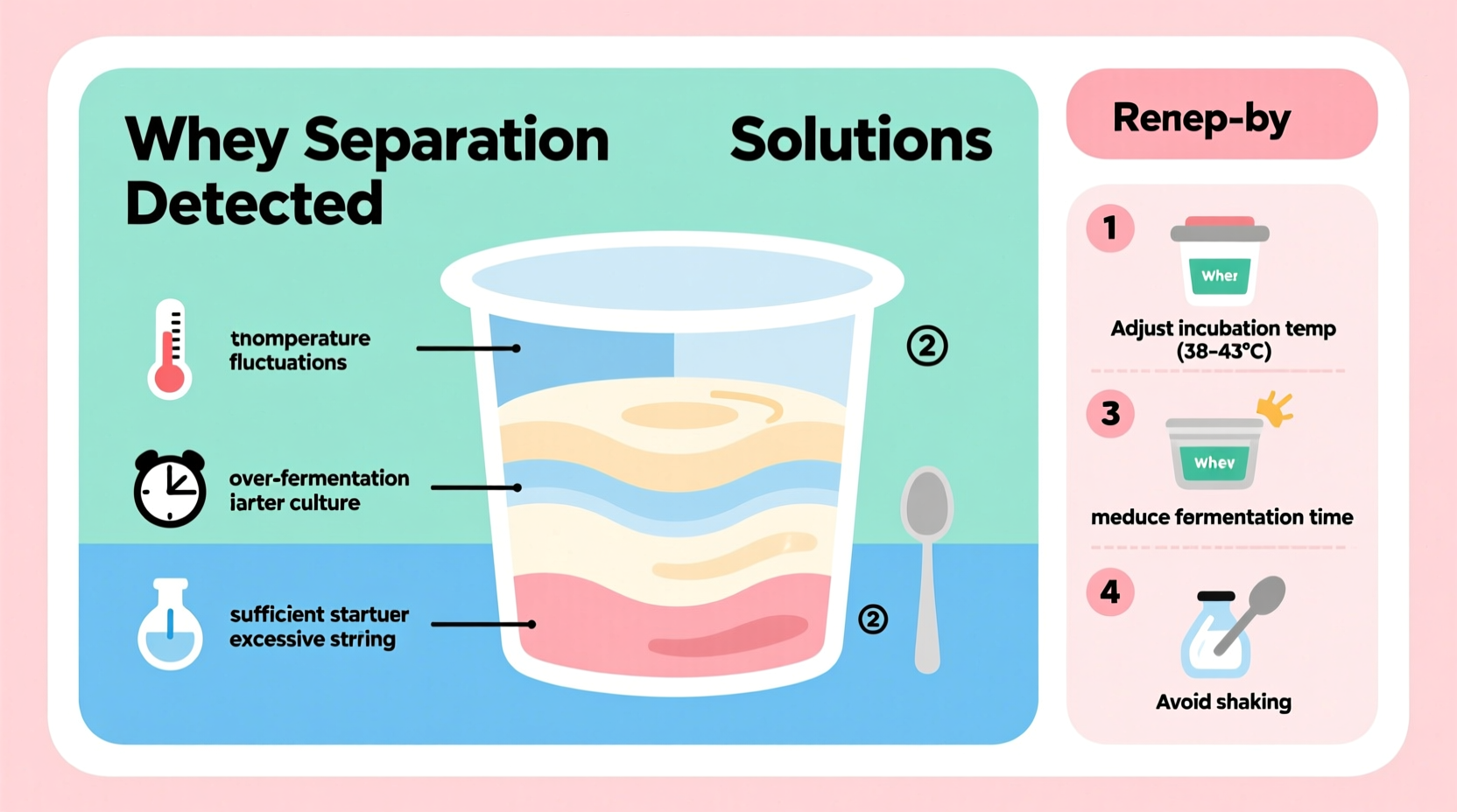 why does my homemade yogurt separate into whey troubleshooting guide