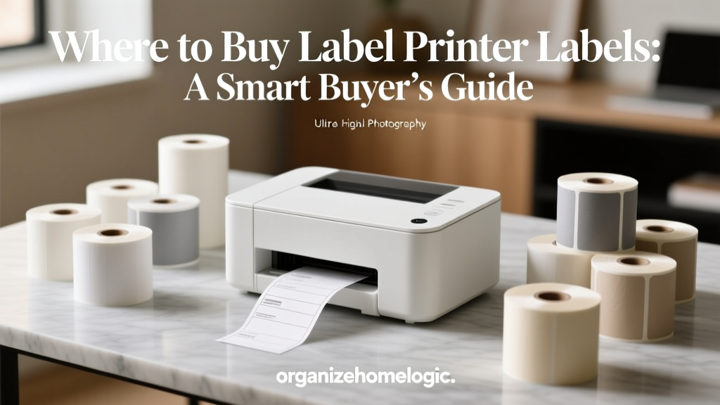 Where to Buy Label Printer Labels: A Smart Buyer’s Guide