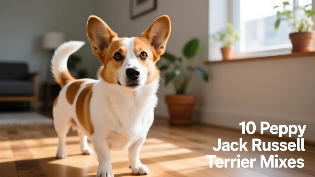 jack russell terrier corgi mix looking at camera