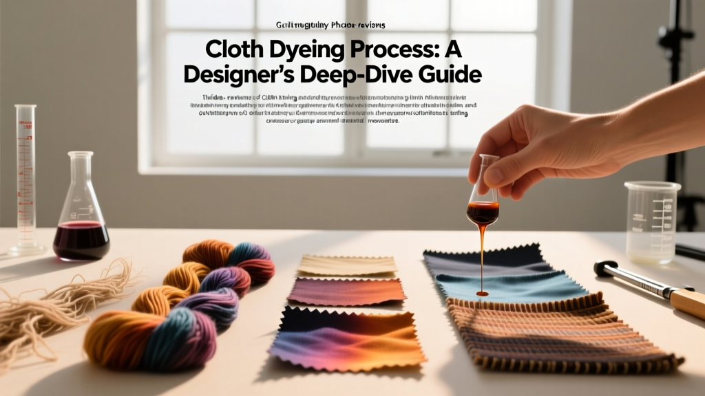 Cloth Dyeing Process: A Designer’s Deep-Dive Guide