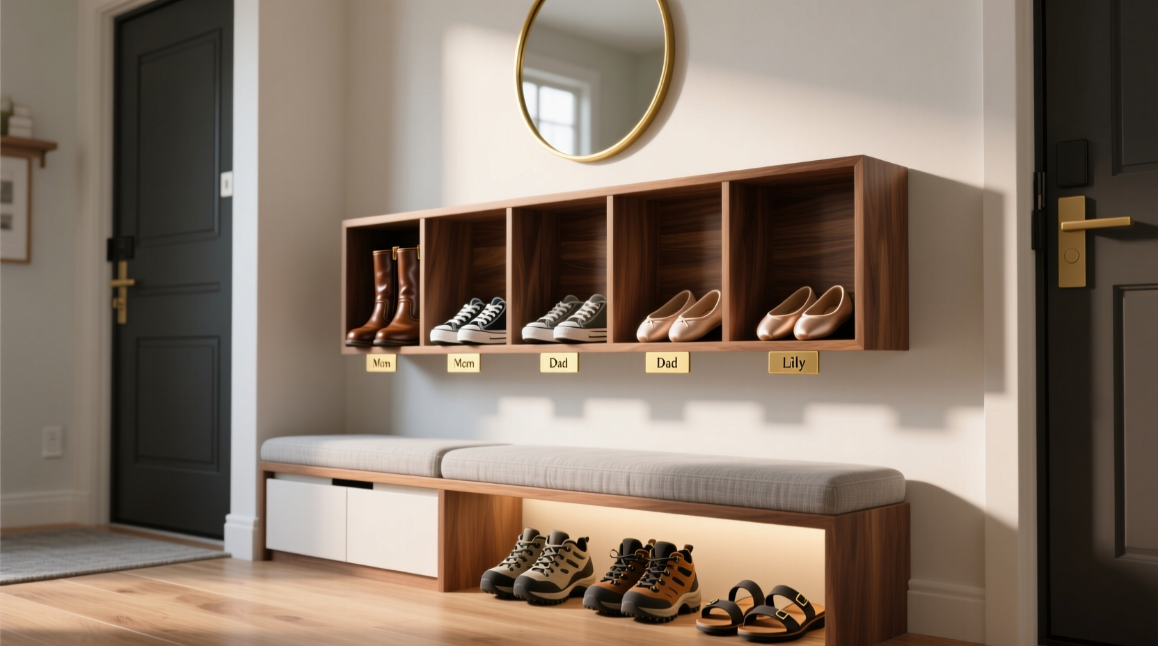 entryway shoe storage ideas