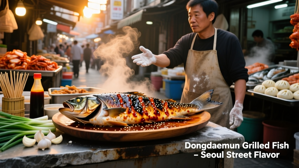 Dongdaemun Grilled Fish Street: Seoul’s Sizzling Alley of Smoked Mackerel and Midnight Feasts