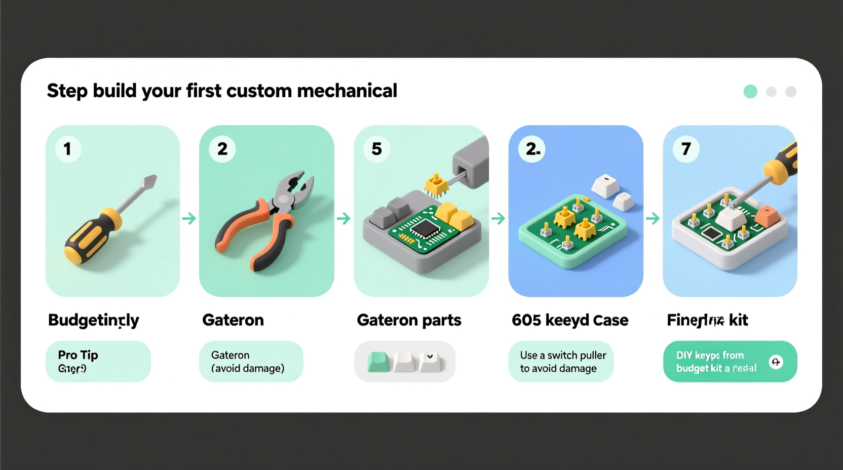 step by step guide to building your first custom mechanical keyboard with budget picks