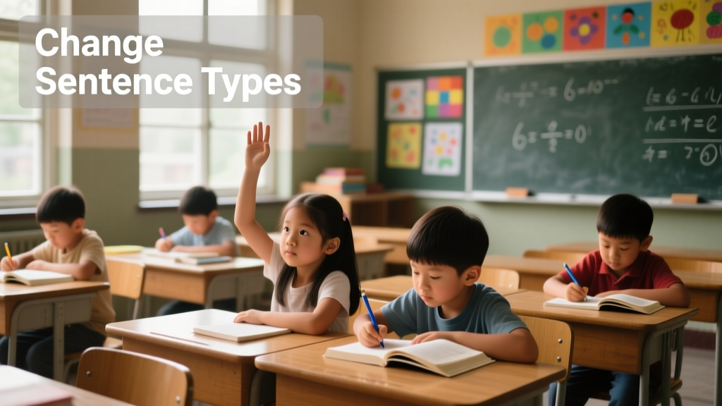 Change Sentence Types: A Developmentally Grounded Approach for Literacy Instruction