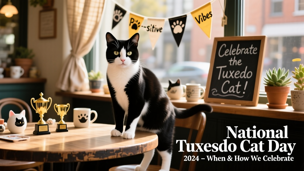 National Tuxedo Cat Day 2024: When and How is It Celebrated?