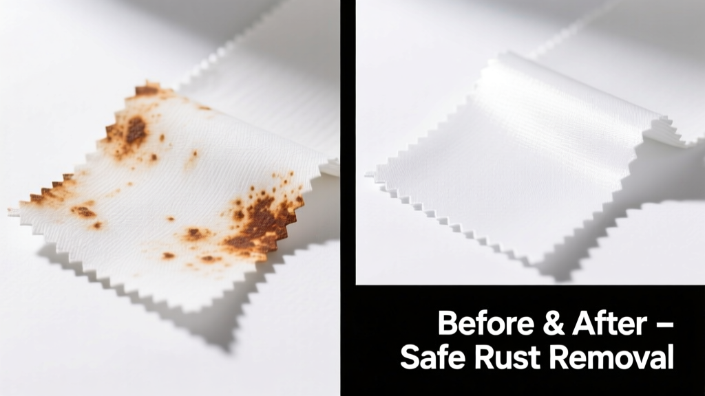 How to Remove Rust from Polyester Fabric Safely