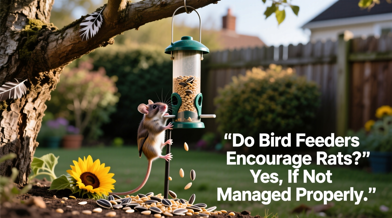 Do Bird Feeders Encourage Rats? Yes, If Not Managed Properly