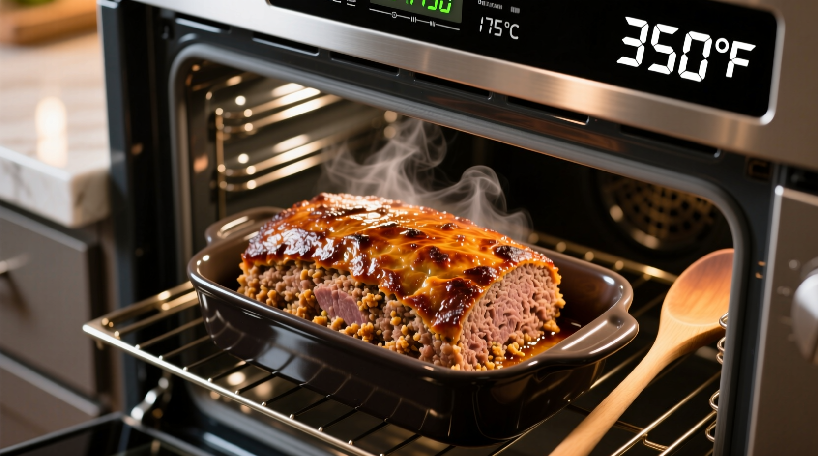 what temp do you cook meatloaf