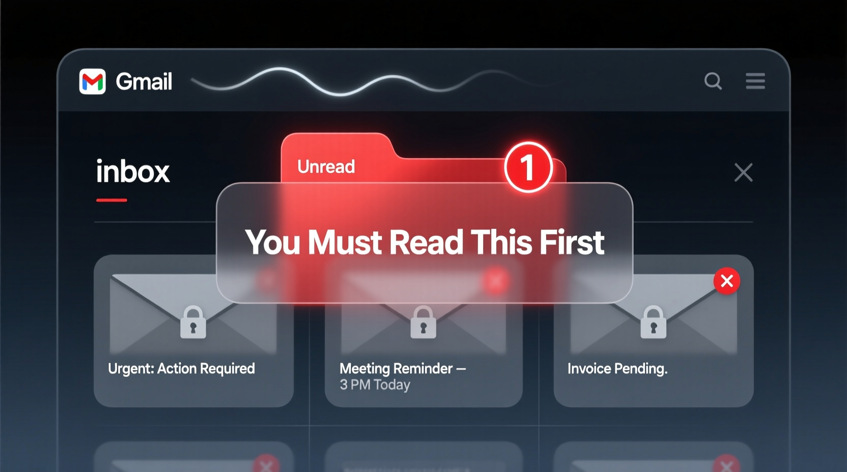create a smart unread inbox in gmail that forces you to