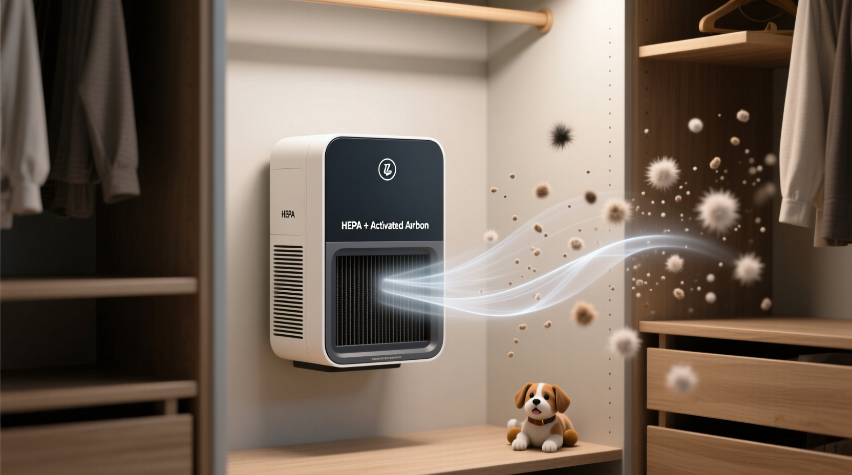 closet air purifier for fragrance sensitivity