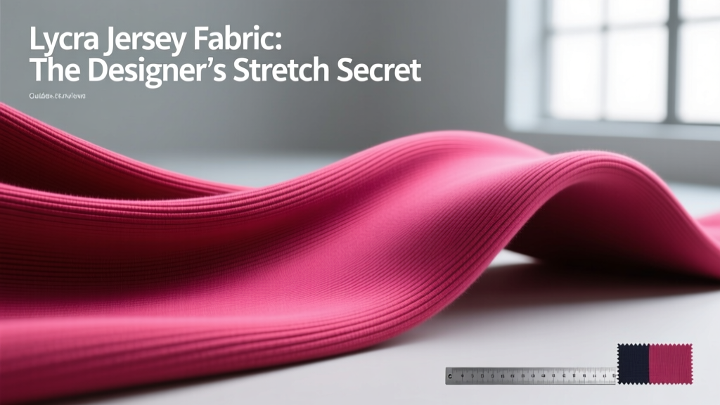 Lycra Jersey Fabric: The Designer’s Stretch Secret