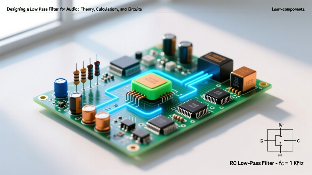 Designing a Low Pass Filter for Audio: Theory, Calculations, and Circuits