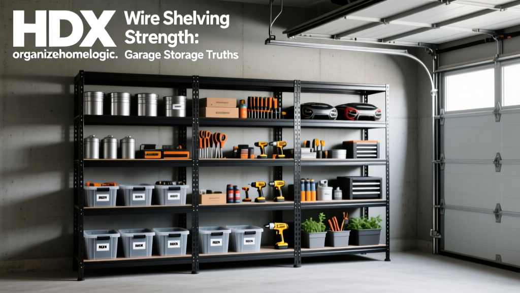 HDX Wire Shelving Strength: Garage Storage Truths
