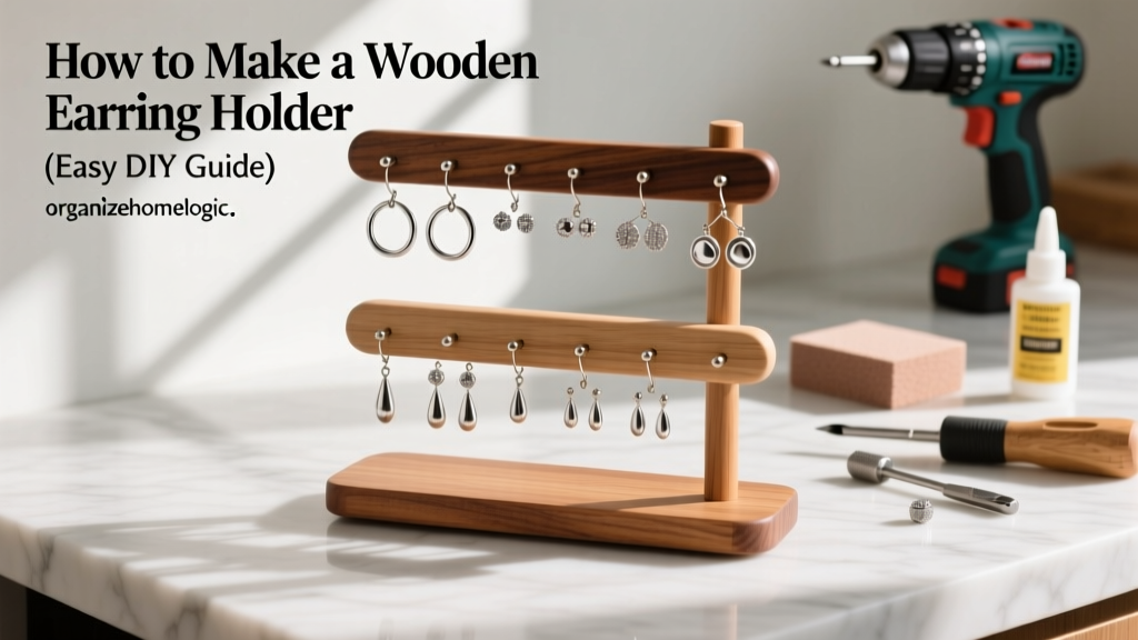 How to Make a Wooden Earring Holder (Easy DIY Guide)