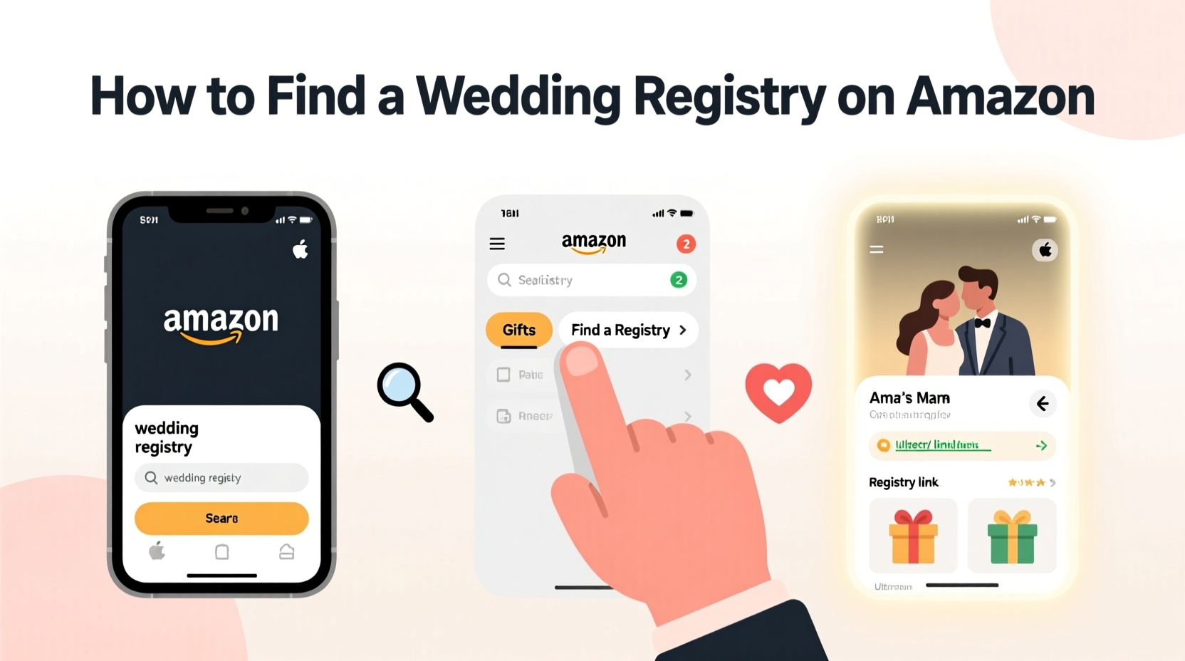 how to find wedding registry on amazon
