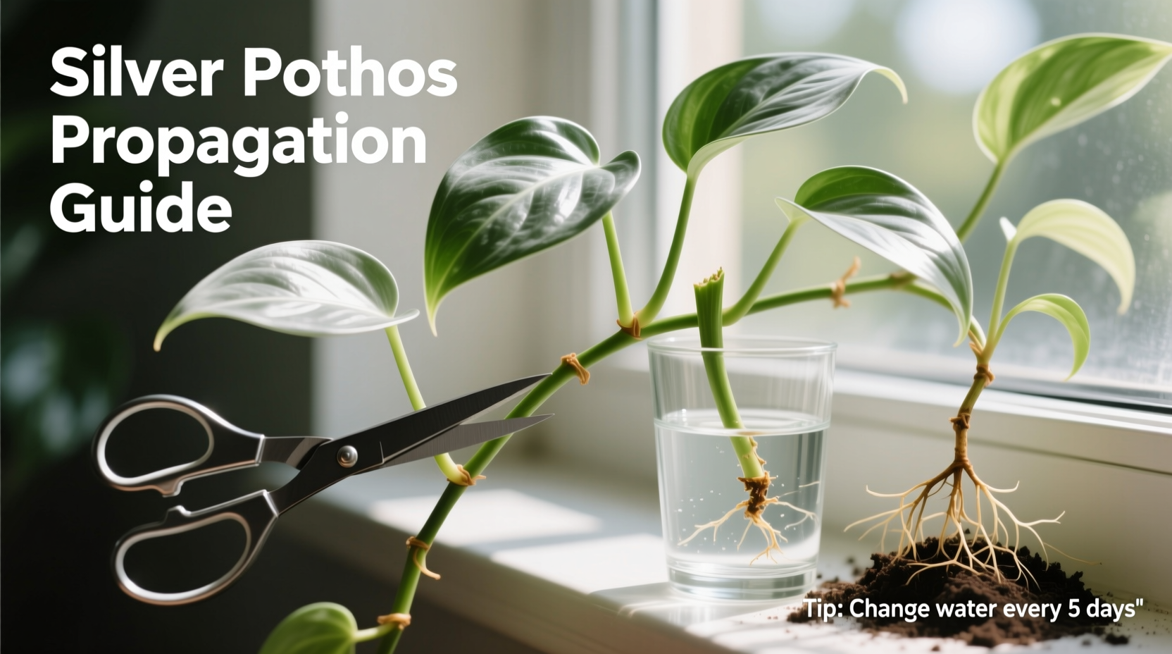 Propagate Silver Pothos in 3 Steps | TheHomeSprouts