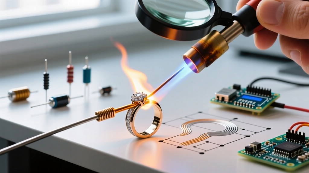 Engagement Ring and Wedding Band Soldered Together: Laser vs Torch