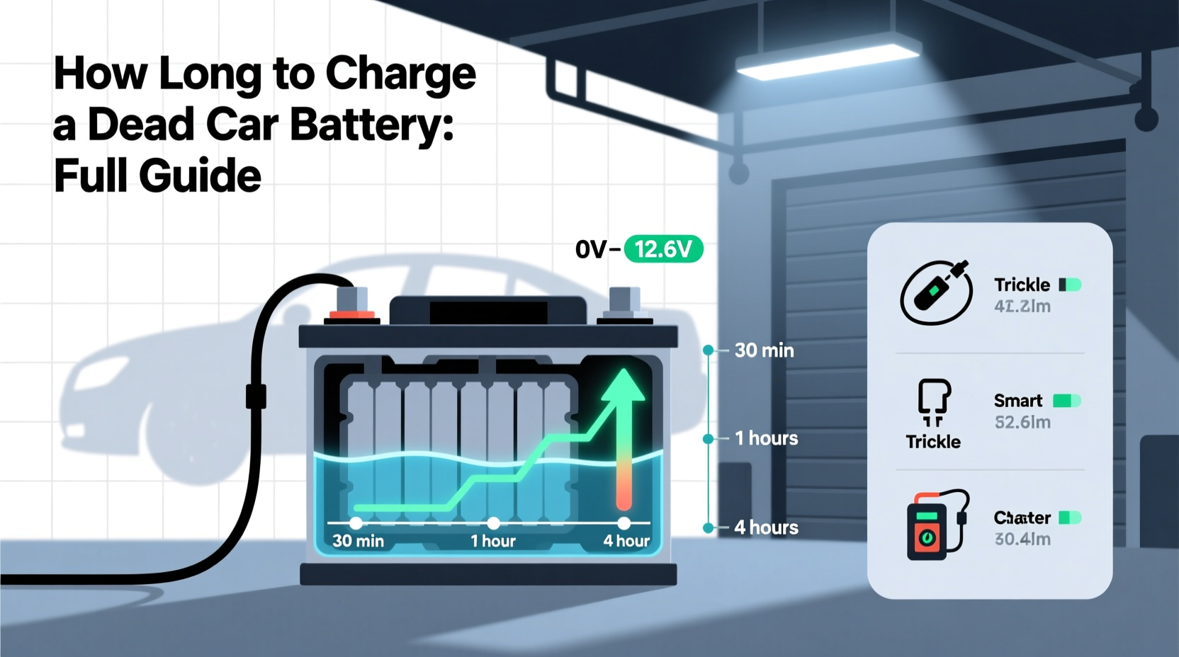 how long to charge a dead car battery