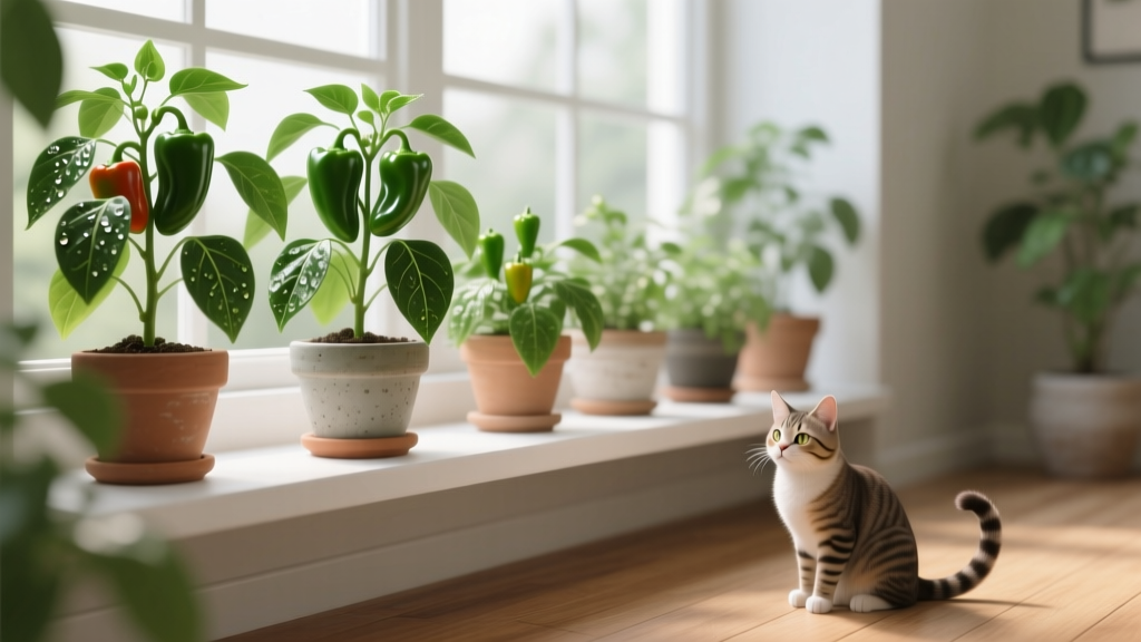 Pepper Plants Toxic to Cats? Safe Indoor Growing Guide