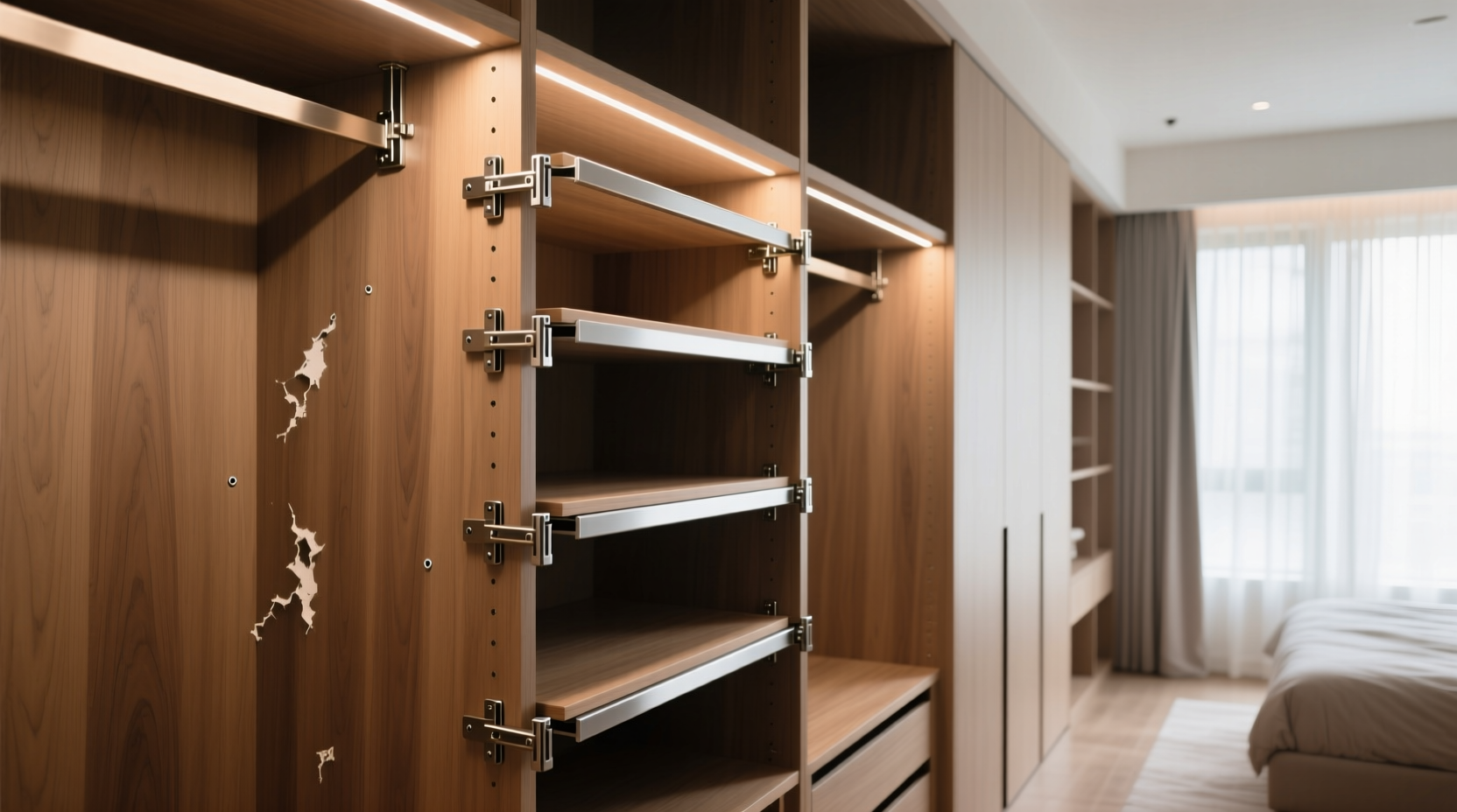 closet organization tips adjustable vs fixed