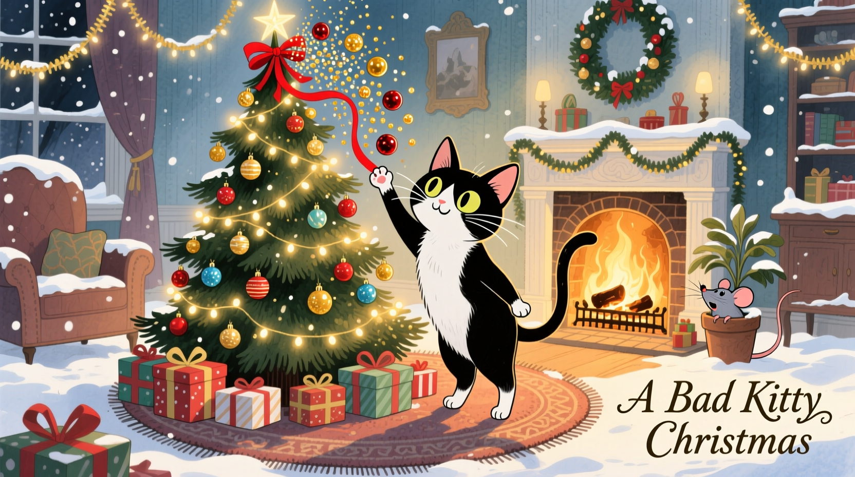 a bad kitty christmas