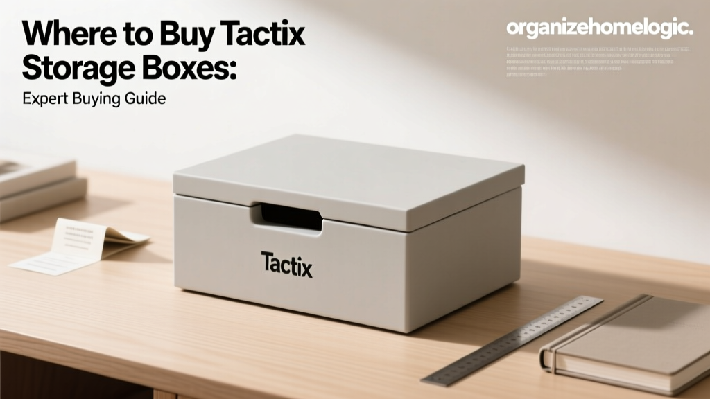 Where to Buy Tactix Storage Boxes: Expert Buying Guide