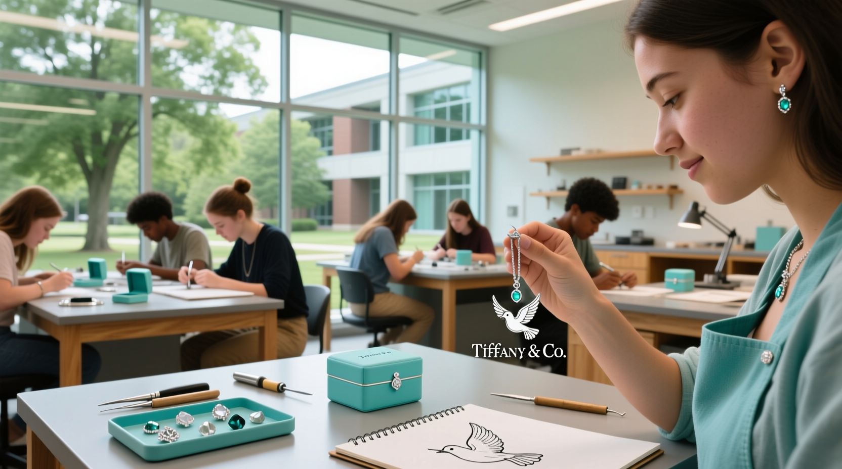 north carolina at students visit tiffany co jewelry design innovation workshop 1