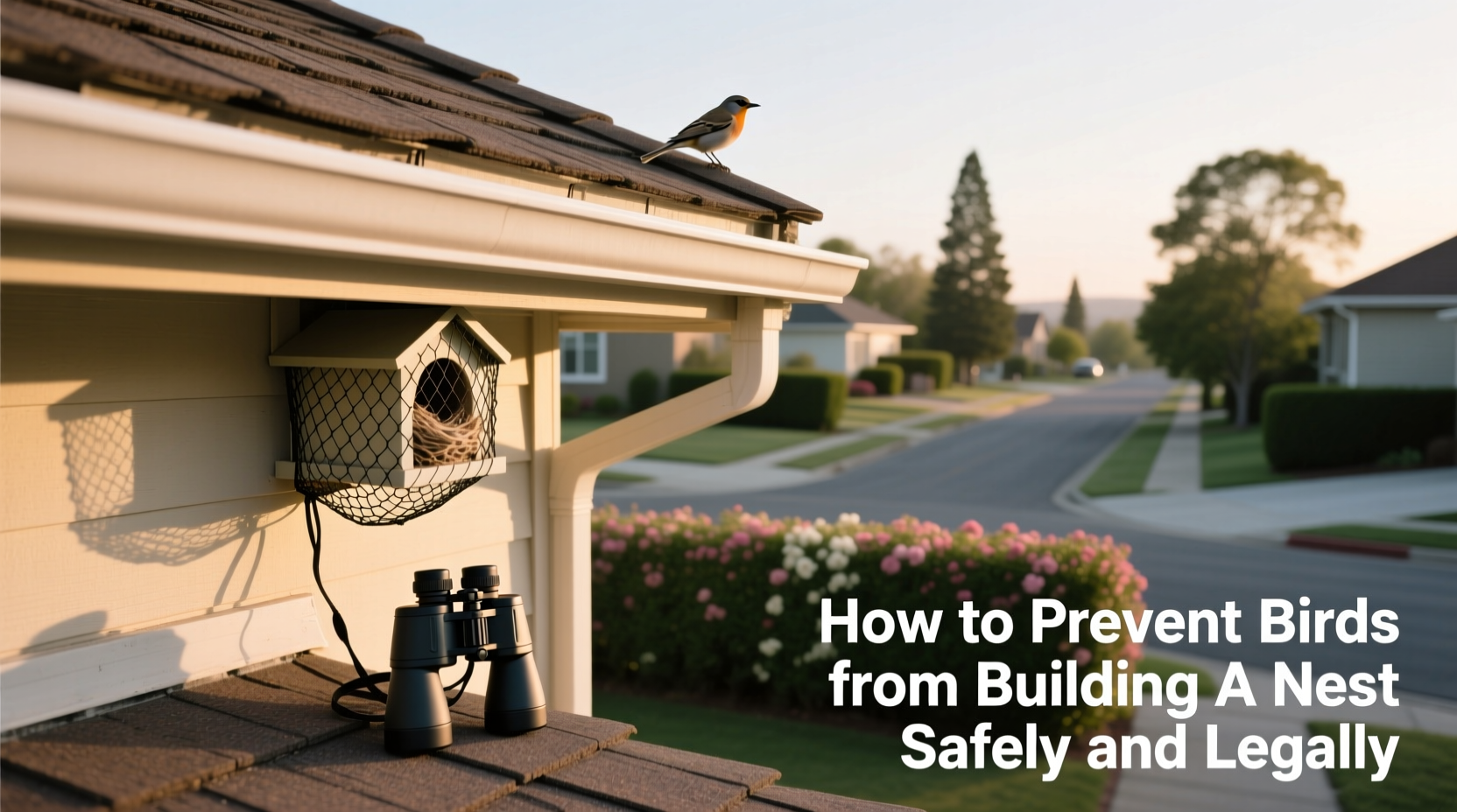 how to prevent birds from building a nest