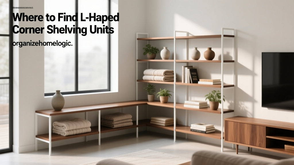 Where to Find L-Shaped Corner Shelving Units