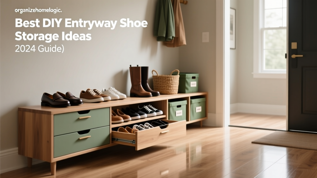Best DIY Entryway Shoe Storage Ideas (2024 Guide)