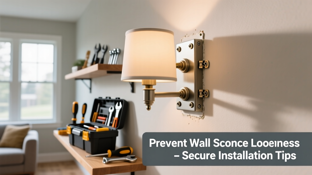 How to Prevent Wall Sconce Looseness in Your Home