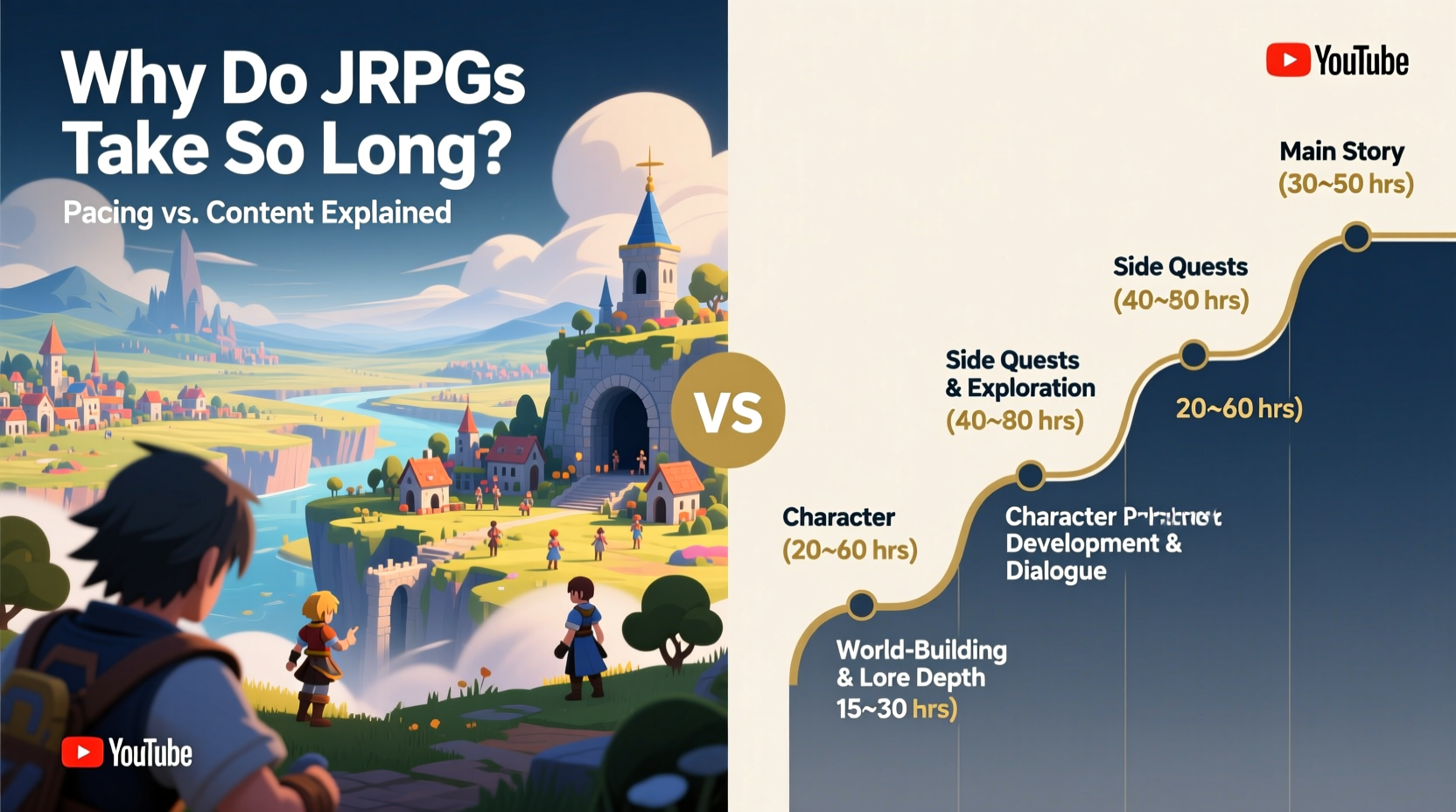 why do jrpgs take so long to finish pacing vs content explained