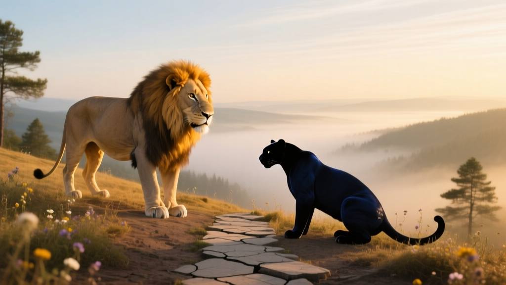 Lion and Panther: Combined Dream Symbolism