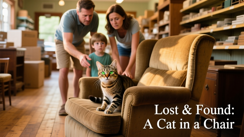 A Colorado Family Was Moving and Couldn't Find Its Cat—She Was Stuck in a Recliner at a Thrift Store