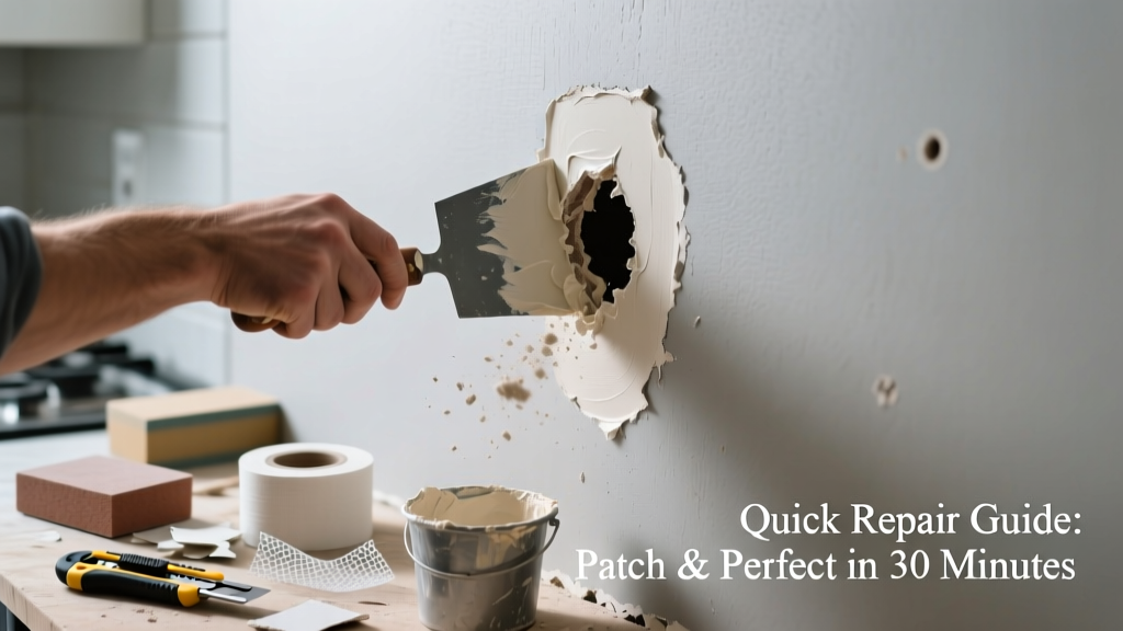 Fixing a Hole in Drywall in the Kitchen: Quick Repair Guide