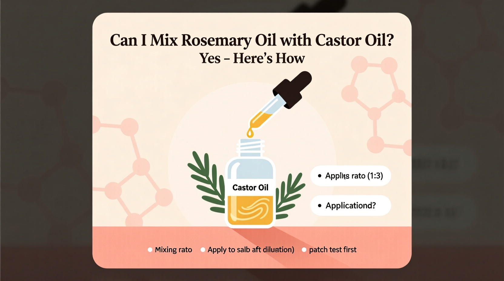 Rosemary & Castor Oil for Hair Growth