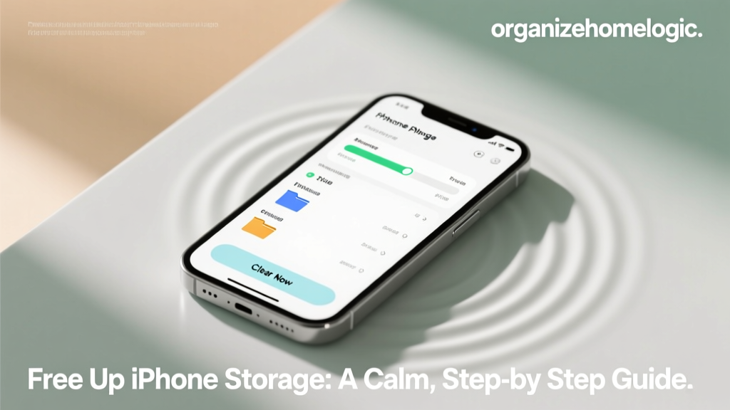 Free Up iPhone Storage: A Calm, Step-by-Step Guide