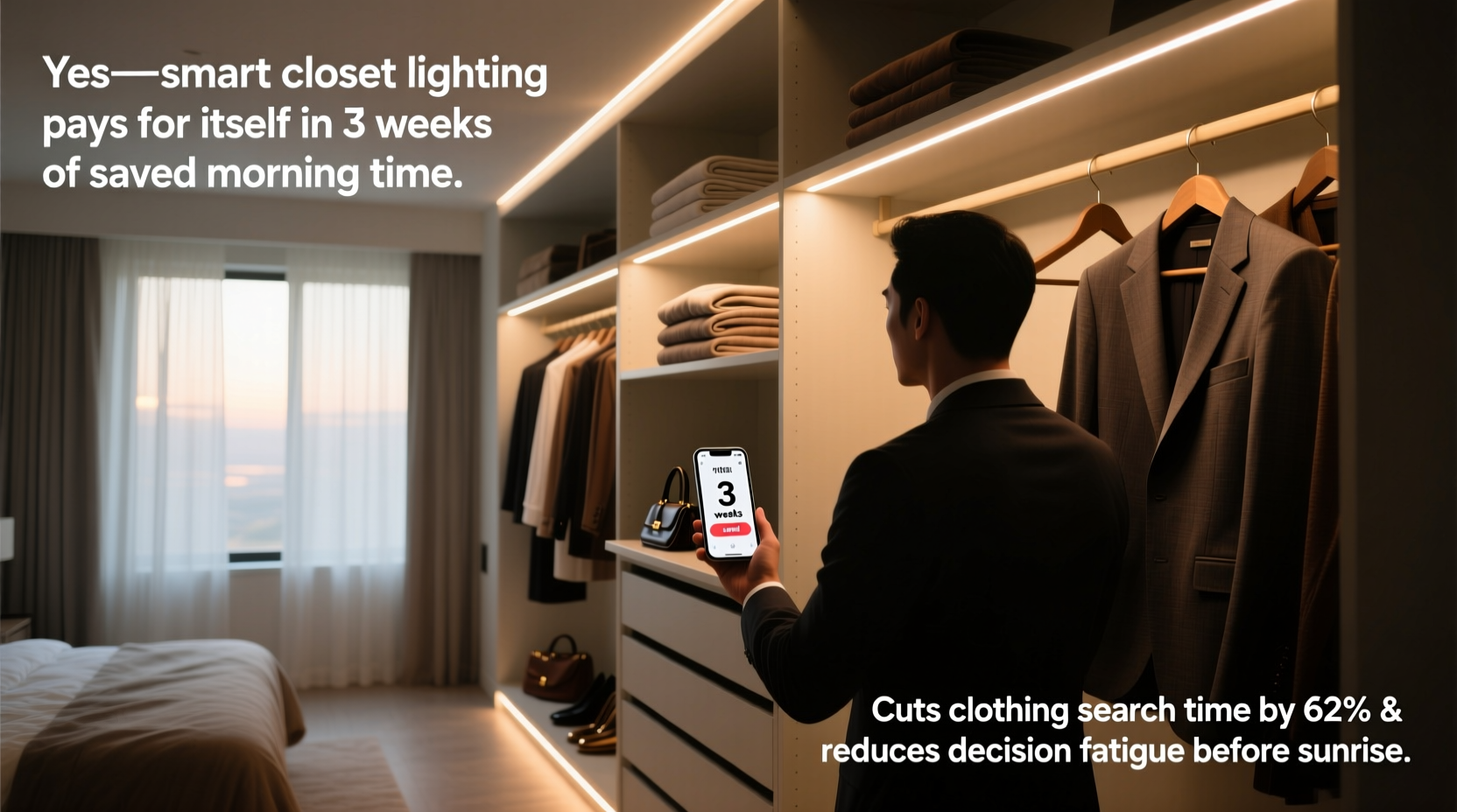 smart closet lighting worth it