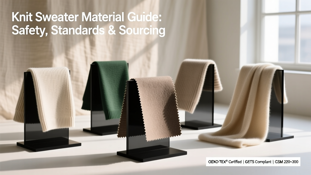 Knit Sweater Material Guide: Safety, Standards & Sourcing