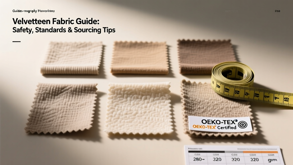 Velvetteen Fabric Guide: Safety, Standards & Sourcing Tips