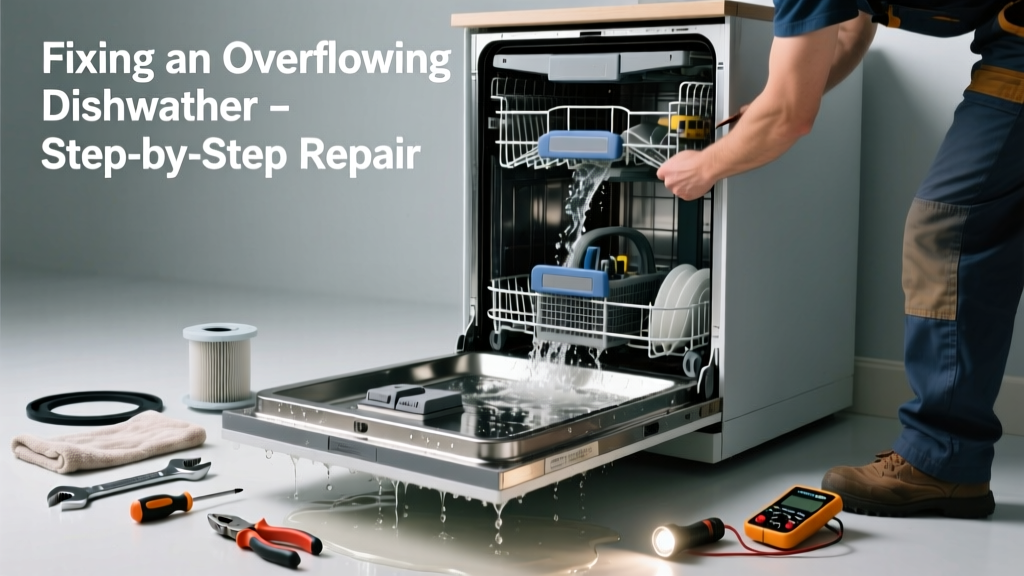 Fixing a Dishwasher That’s Overflowing and Not Working