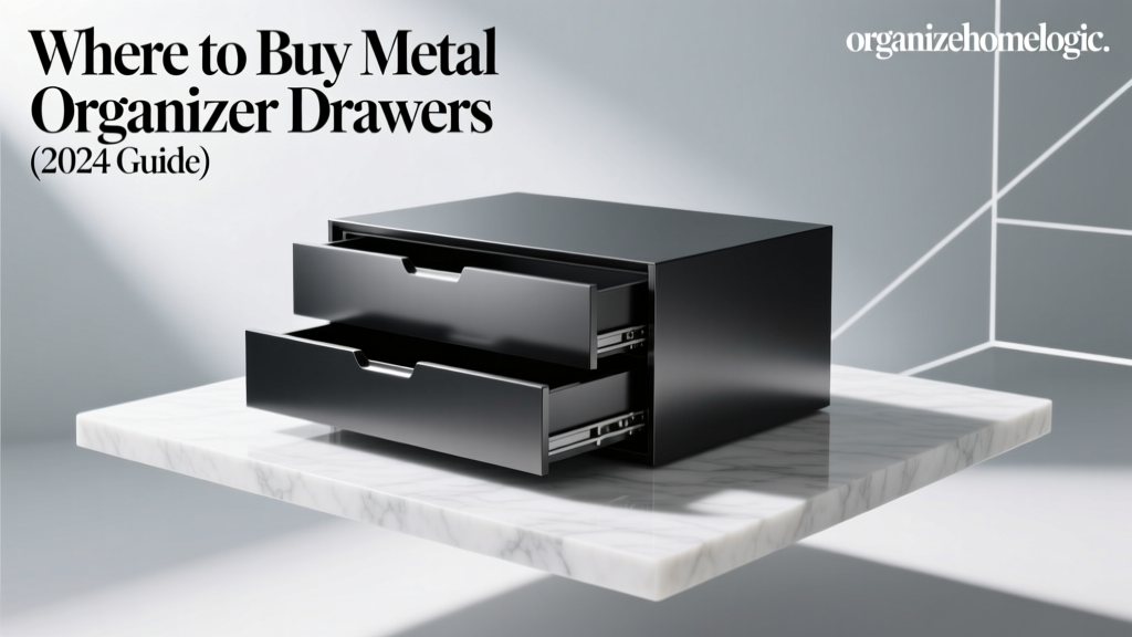 Where to Buy Metal Organizer Drawers (2024 Guide)