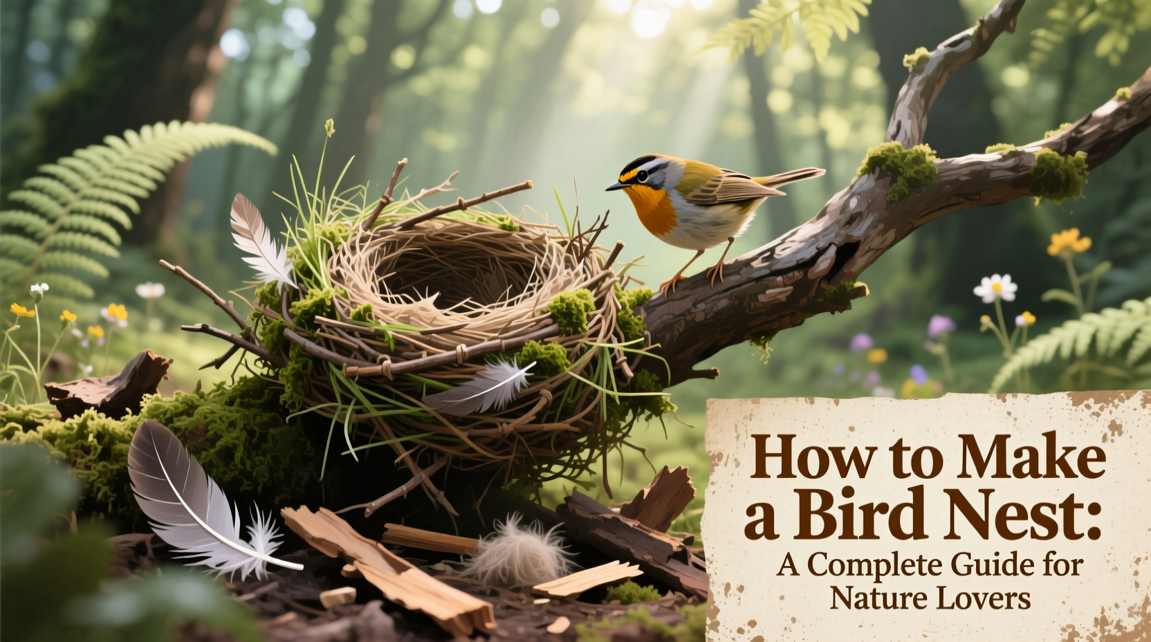 how to make a bird nest